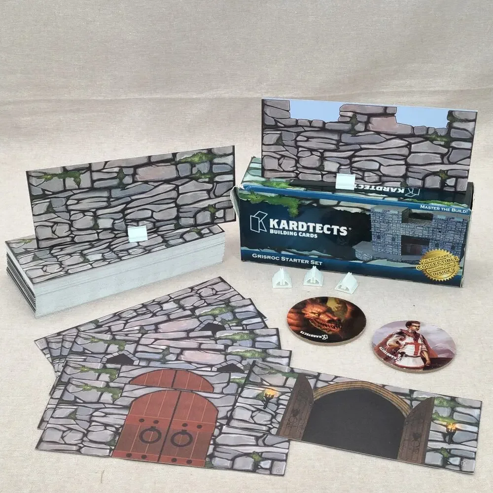 Kardtects Building Cards Grisroc Starter Set - Used, Complete In Box